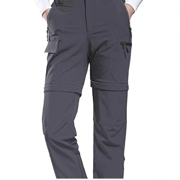 THE NORTH FACE Convertible Women Outdoor Athletic Gray Pants Size 4 - Picture 4 of 11